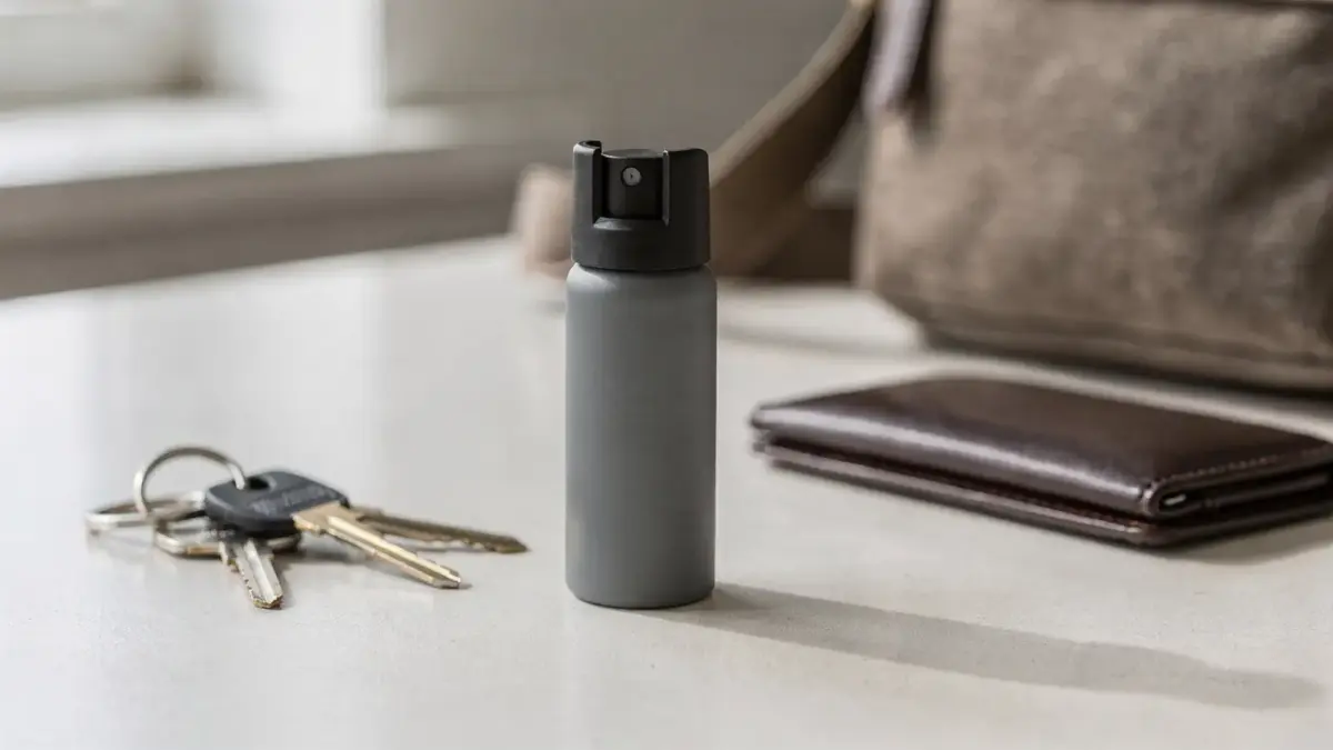 Pfefferspray und Alltagsgegenstände als Beispiel zum Thema Pfefferspray führen erlaubt